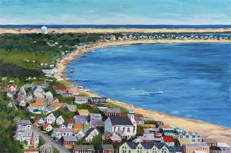 Colorful Provincetown Painting by Ann Gorbett | Fine Art America