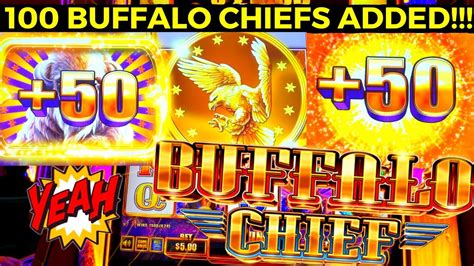 100 Buffalo Chiefs! Brand New Buffalo Chief Slot Machine (BIG BONUS!) - YouTube