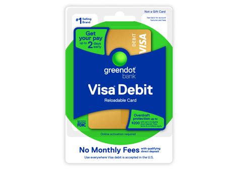 Visa Debit Card | Reloadable Debit Card | Green Dot