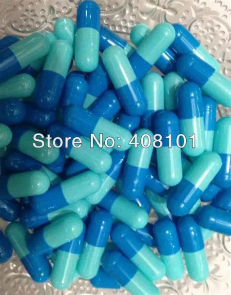 (10,000pcs/lot) Caps and Bodies Separated 1# Dark Blue/Light Blue ...