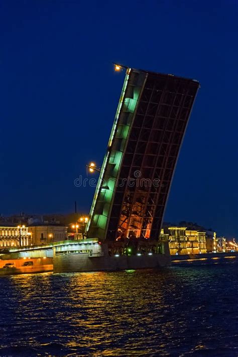 Bridge in the City of St. Petersburg, Russia Stock Photo - Image of ...