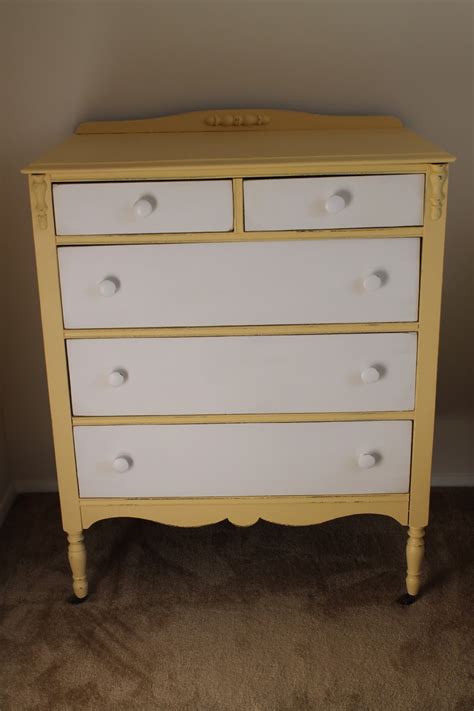 Elizabeth & Co.: Yellow and White Cottage Dresser