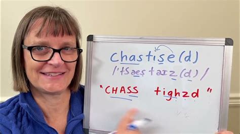 How to Pronounce Chastise and Chastised - YouTube