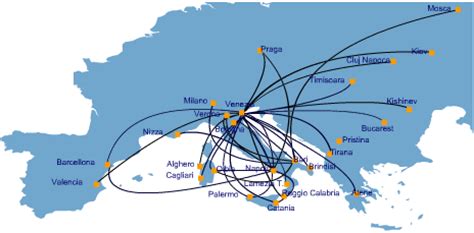 Alpi Eagles route map