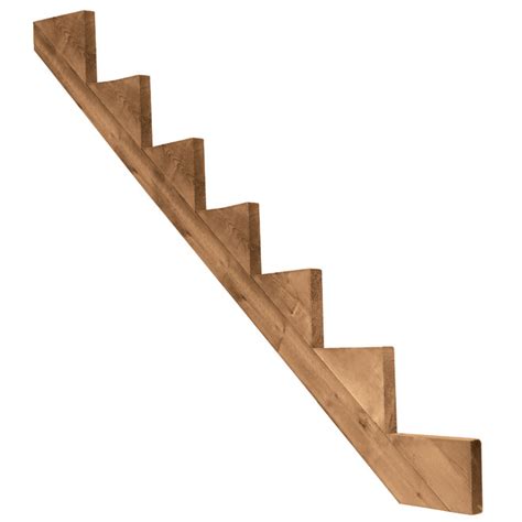 SUNTRELLIS Treated Wood 7-Step Stair Stringer - Brown SRIL785T1 | Réno ...