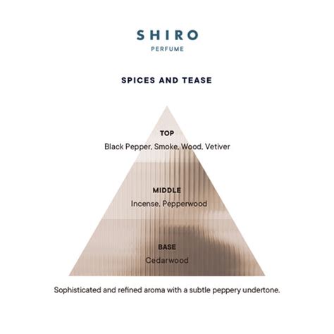 SHIRO PERFUME SPICES AND TEASE – SHIRO UK Online Store