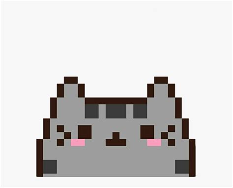 Cat, Cute, And Kawaii Image - Pixel Art Cat Easy, HD Png Download - kindpng