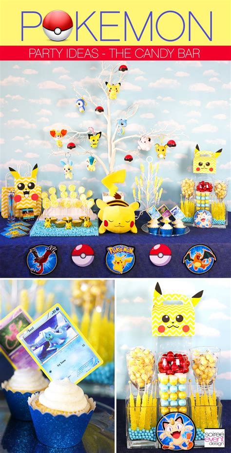 Pokemon Party Ideas – How To Set Up A Pokemon Candy Bar! | Pokemon ...