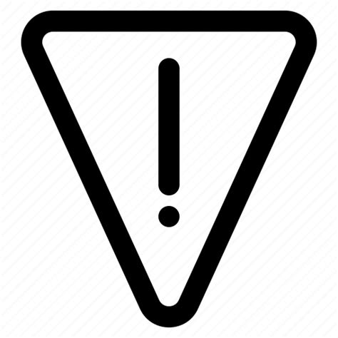 Warning, sign, triangle, alert, traffic icon - Download on Iconfinder