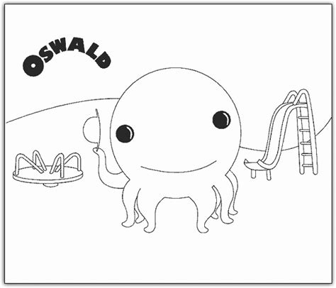 Oswald The Octopus Coloring Pages - Coloring Home