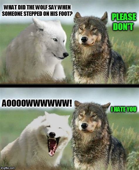 Trying to make a wolf meme is a little Ruff - Imgflip