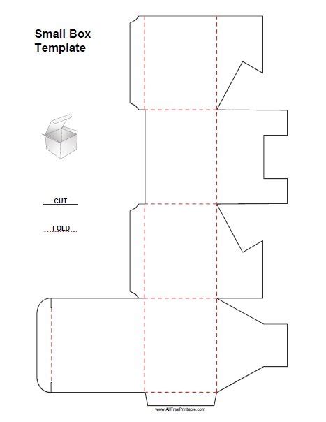 Small Box Template – Free Printable