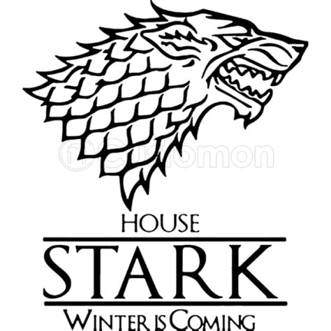 Thrones House Stark Game Black Of Transparent HQ PNG Download | FreePNGimg