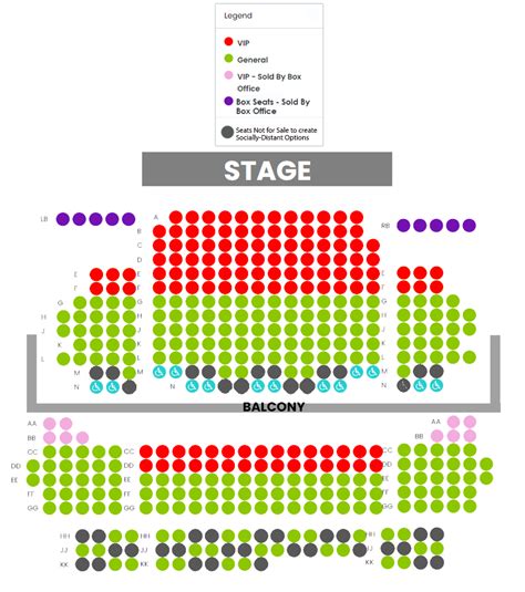 SEATING CHART (COVID) - Athens Theatre | Deland, Florida