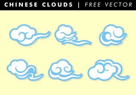 Chinese Clouds Free Vector - Download Free Vector Art, Stock Graphics & Images