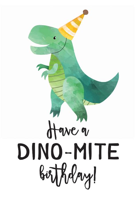 Dino Mite - Birthday Card | Greetings Island | Happy birthday cards ...