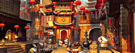 Kung Fu Panda 2 Concept Arts | Game background art, Kung fu panda ...