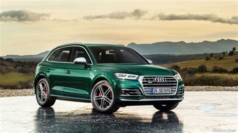 Audi SQ5 TDI | 2020MY (Color: Azores Green Metallic) | Front Three-Quarter