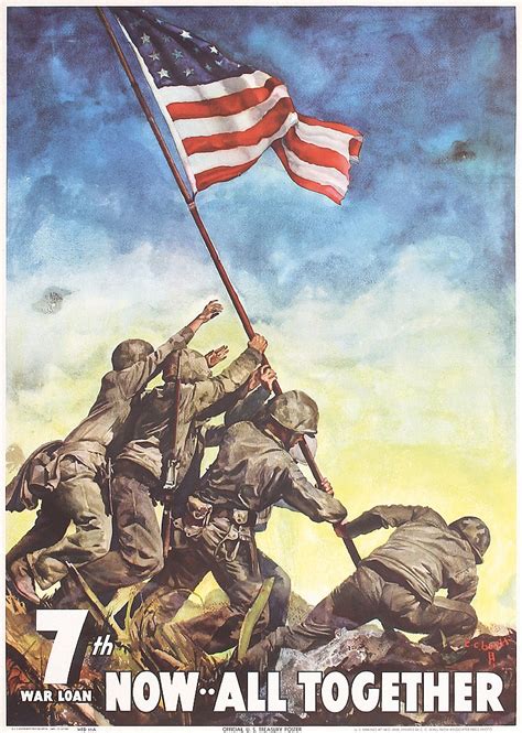 Sold Price: Original US World War II Poster ALL TOGETHER CC BEALL - April 6, 0115 1:00 PM PDT