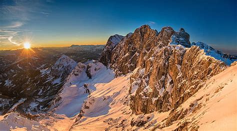 Royalty-Free photo: Snow-capped mountains in Germany | PickPik