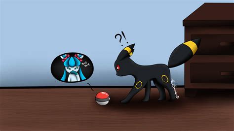 Fanart ||Umbreon and Glaceon by VickiSakurai on DeviantArt