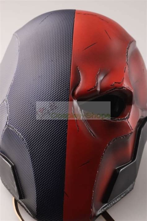 Custom Cheap DC Comic Batman: Arkham Origins Deathstroke Mask Cosplay In Batman: Arkham Origins ...