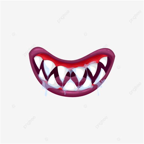 Monster Mouth Clipart Hd PNG, Monster Mouth Vector Icon, Cartoon, Background, Monster PNG Image ...