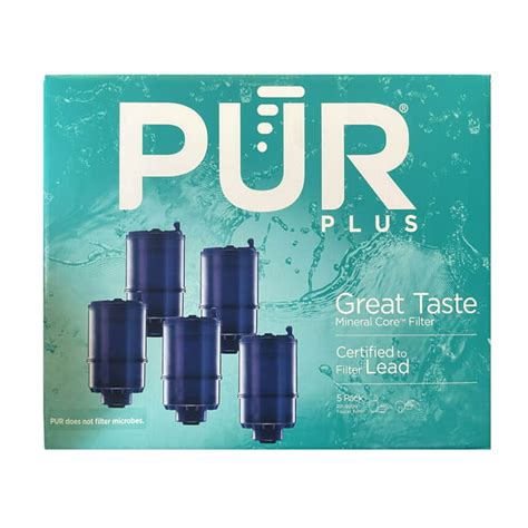 PUR Faucet Mount Replacement Water Filter, Blue, 5 Pack - Walmart.com