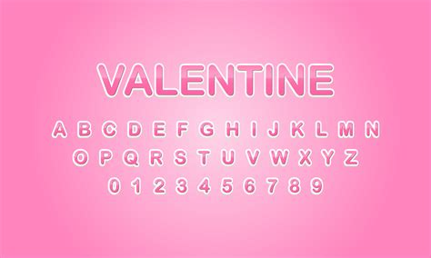 valentine style editable text effect 4917389 Vector Art at Vecteezy