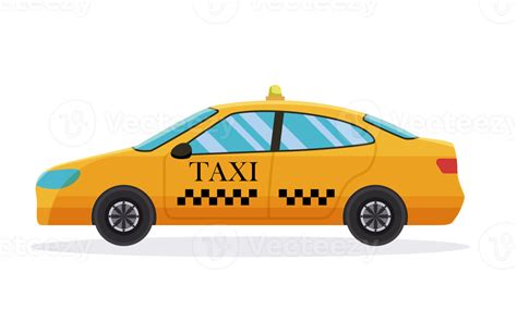 yellow Taxi car. service transport 21839176 PNG