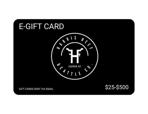 Gift Cards – Harris Beef & Cattle Co.