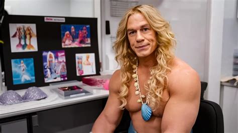 First Look at John Cena's Mermaid In Barbie Movie (Photos)