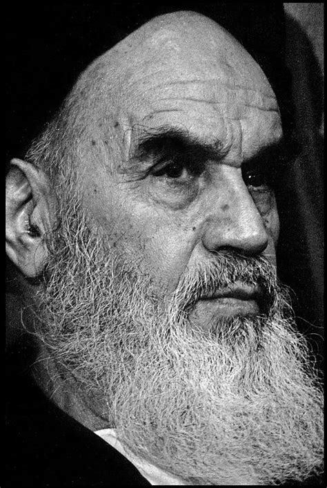 Alfred Yaghobzadeh Photography | Ayatollah Khomeini, the leader of Iran's 1979 Islamic revolution.