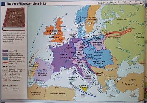 Napoleon Bonaparte Empire Map