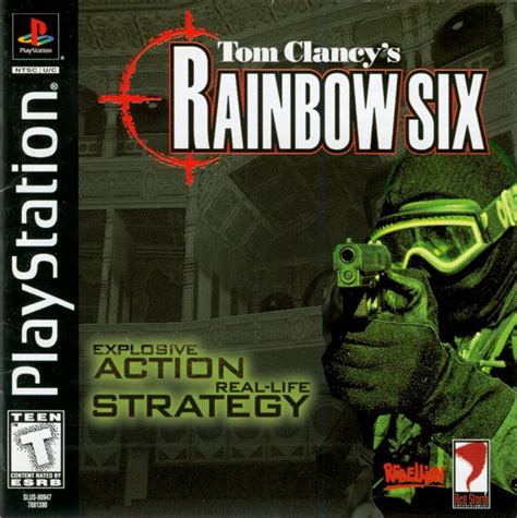 Tom Clancy's Rainbow Six (1999) PlayStation box cover art - MobyGames