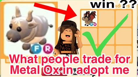 What People Trade For MetaL Ox In Adopt Me Trading And Dream Pet ...