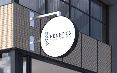 Genetics Logo Design Template #188706 - TemplateMonster