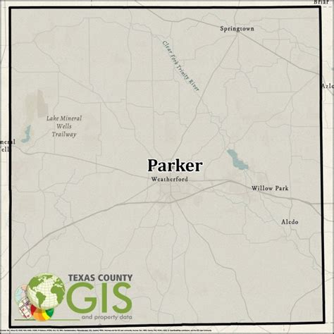 Parker County Shapefile and Property Data - Texas County GIS Data