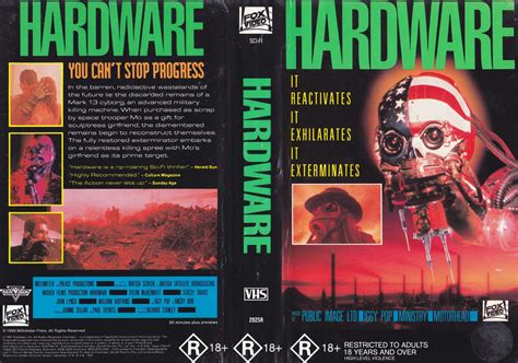 Banned In Queensland: VHS Cover Of The Day: Hardware (1990)