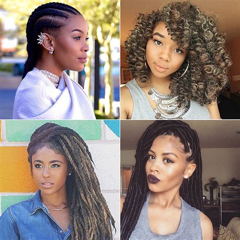 Black Braided Hairstyles With Extensions | POPSUGAR Beauty