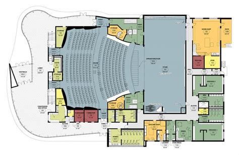 Theater | Auditorium design, Auditorium plan, Auditorium architecture