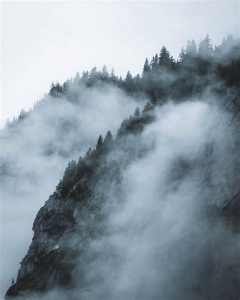 Foggy Mountain Landscape · Free Stock Photo