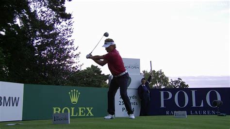 Bernhard Langer - slow motion golf swing - driver - YouTube