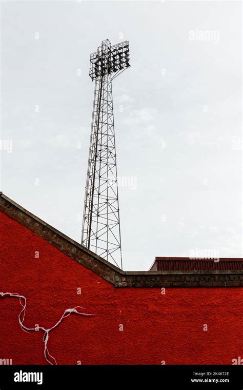 Aberdeen FC’s home, Pittodrie Stadium, located close to the City Centre ...