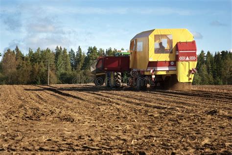 Potato harvester stock photo. Image of equipment, automation - 10911784