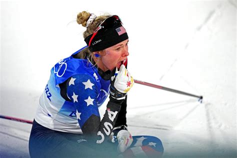 Cross-country skier Jessie Diggins wins Olympic bronze medal, US first