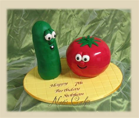 Larry The Cucumber and Bob the Tomato - Veggie Tales - I just finished ...