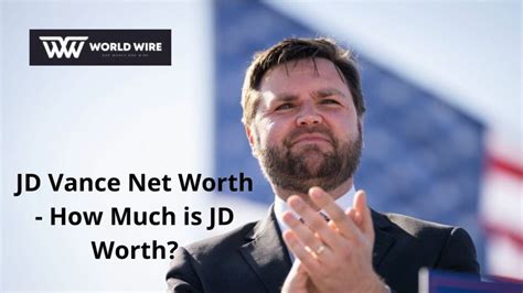 JD Vance Net Worth - How Much is JD Worth? - World-Wire