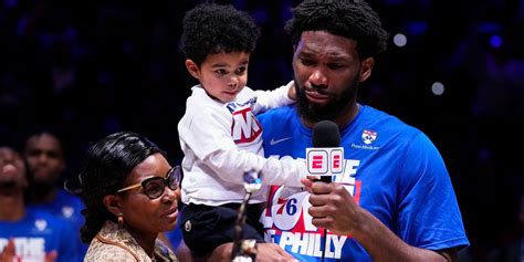 Joel Embiid Tears Up As He Reflects On Fatherhood In Emotional NBA MVP Speech