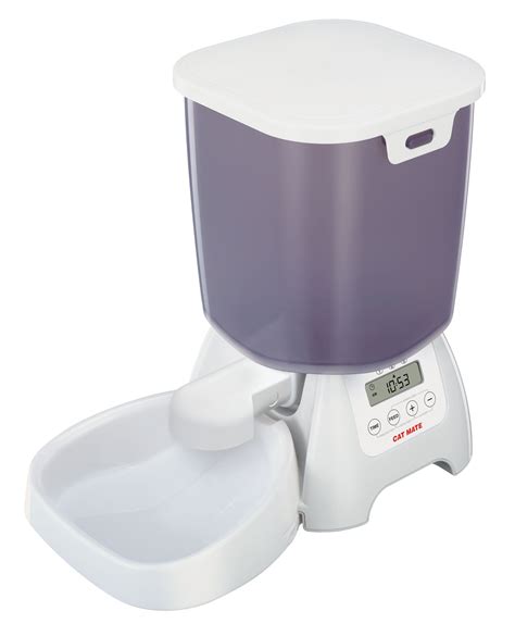 Amazon.com : Cat Mate C3000 Automatic Dry Food Pet Feeder : Pet Self Feeders : Pet Supplies ...